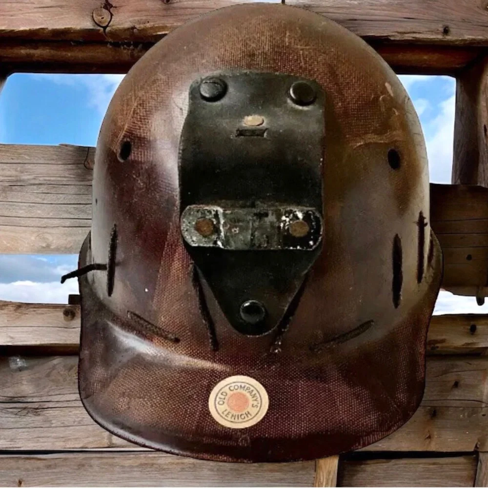Vintage Coal Miners Helmet Anthracite Lehigh PA